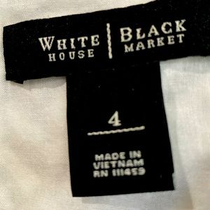 White House black market sleeve less dress like new.size 4 elegant